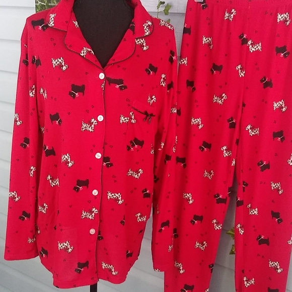 laura ashley scottie pajamas